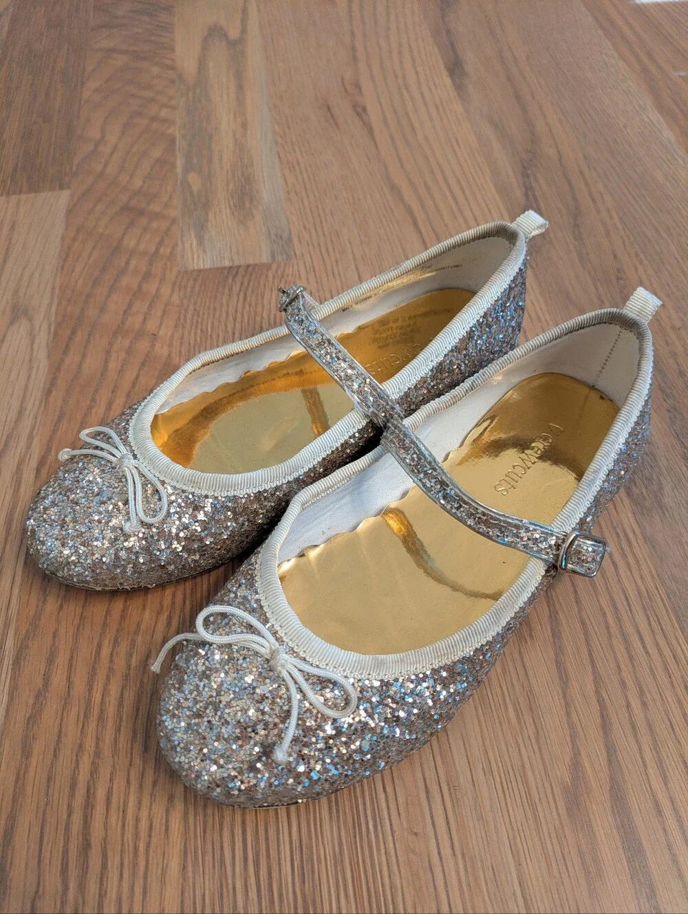 Crewcuts Sparkle Mary Jane Flats - Girls Size 1